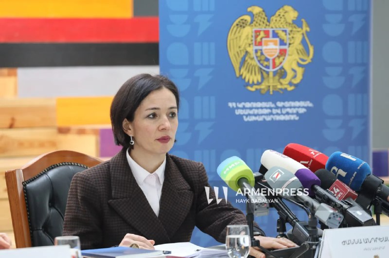 Министр образования Армении Жанна Андреасян, объявившая о судебных исках по фактам клеветы в преддверии выборов.