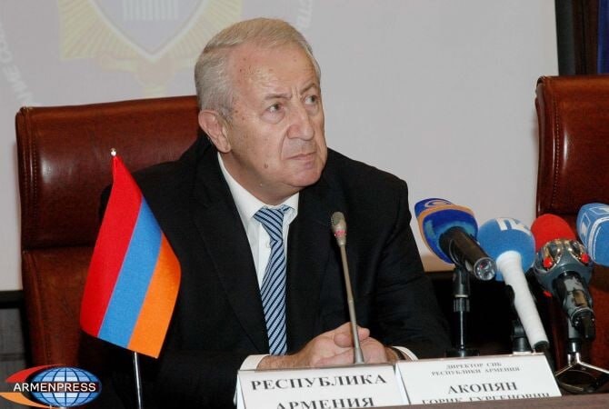 В Артике расследуют дело о служебном подлоге против экс-директора СНБ Горика Акопяна