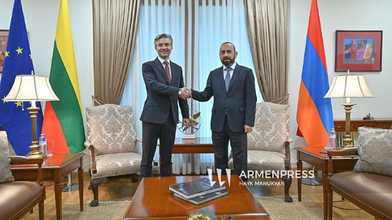 Главы МИД Армении и Литвы подтвердили курс на евроинтеграцию Армении