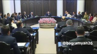 Выборы в Артике: стартовало первое заседание нового правительства Армении