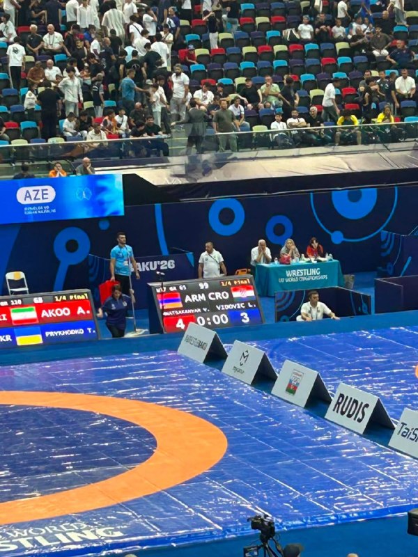 Армянский борец Вазген Мнацаканян вышел в полуфинал чемпионата мира в весе до 65 кг