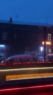 Сильный ливень в Гюмри: видео от Гагика Суреняна