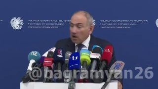 Никол Пашинян выступает с заявлением о национализации «Араратцемента»