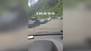 Видео с КПП «Верхний Ларс»: армяне возвращаются в РФ после выборов