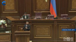 Ваагн Алексанян обвинил оппозицию в срыве обсуждения антикоррупционного закона в парламенте Армении